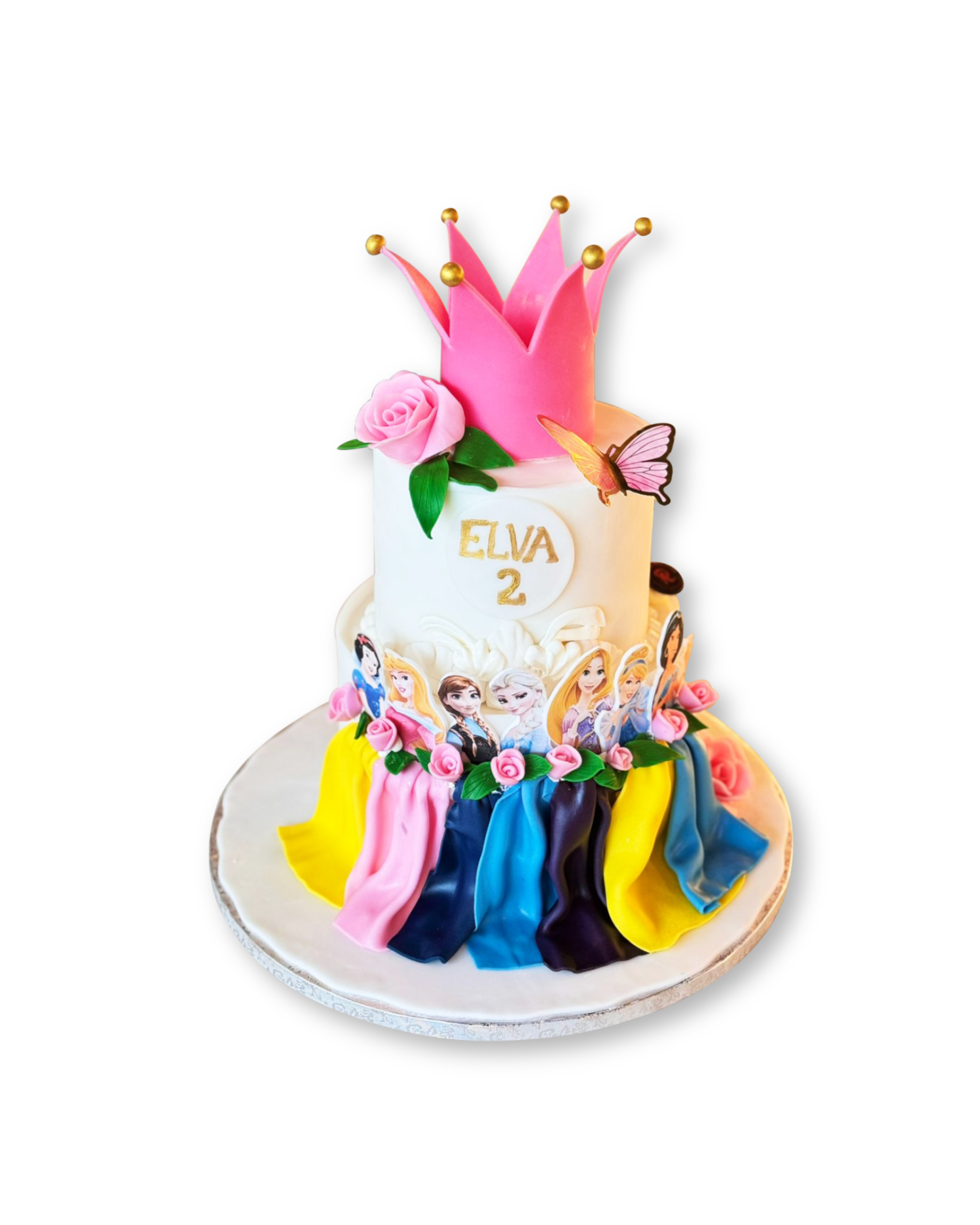 Disney Princess Dresses Cake