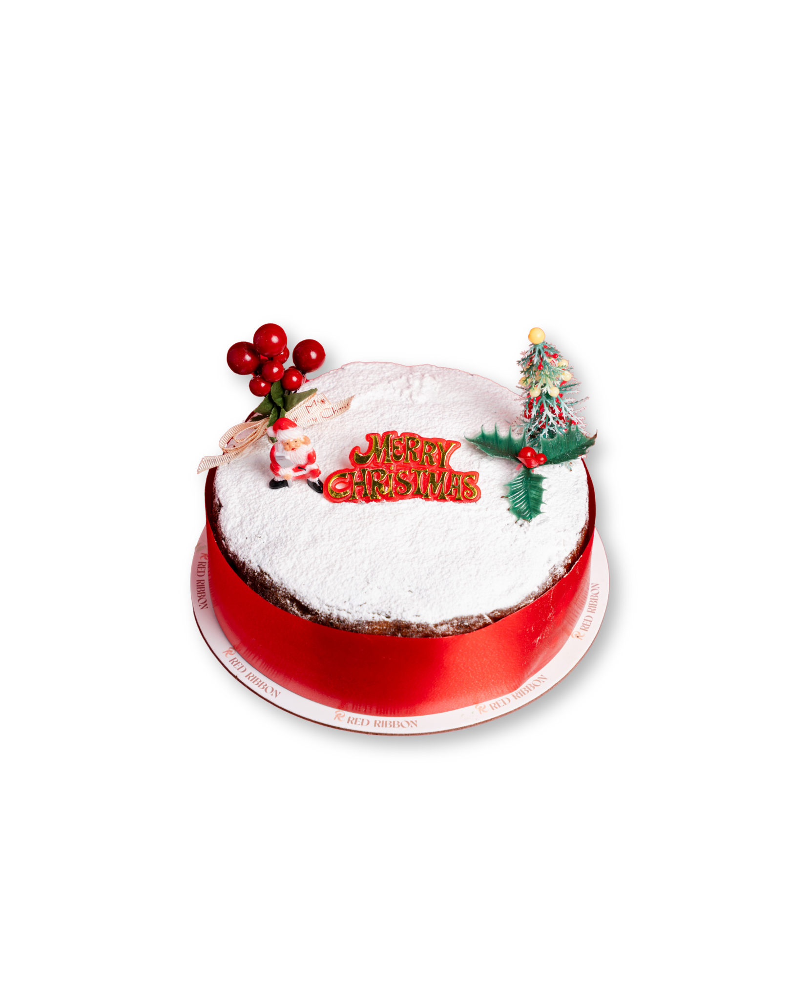 Christmas Snow-Top Plum Cake
