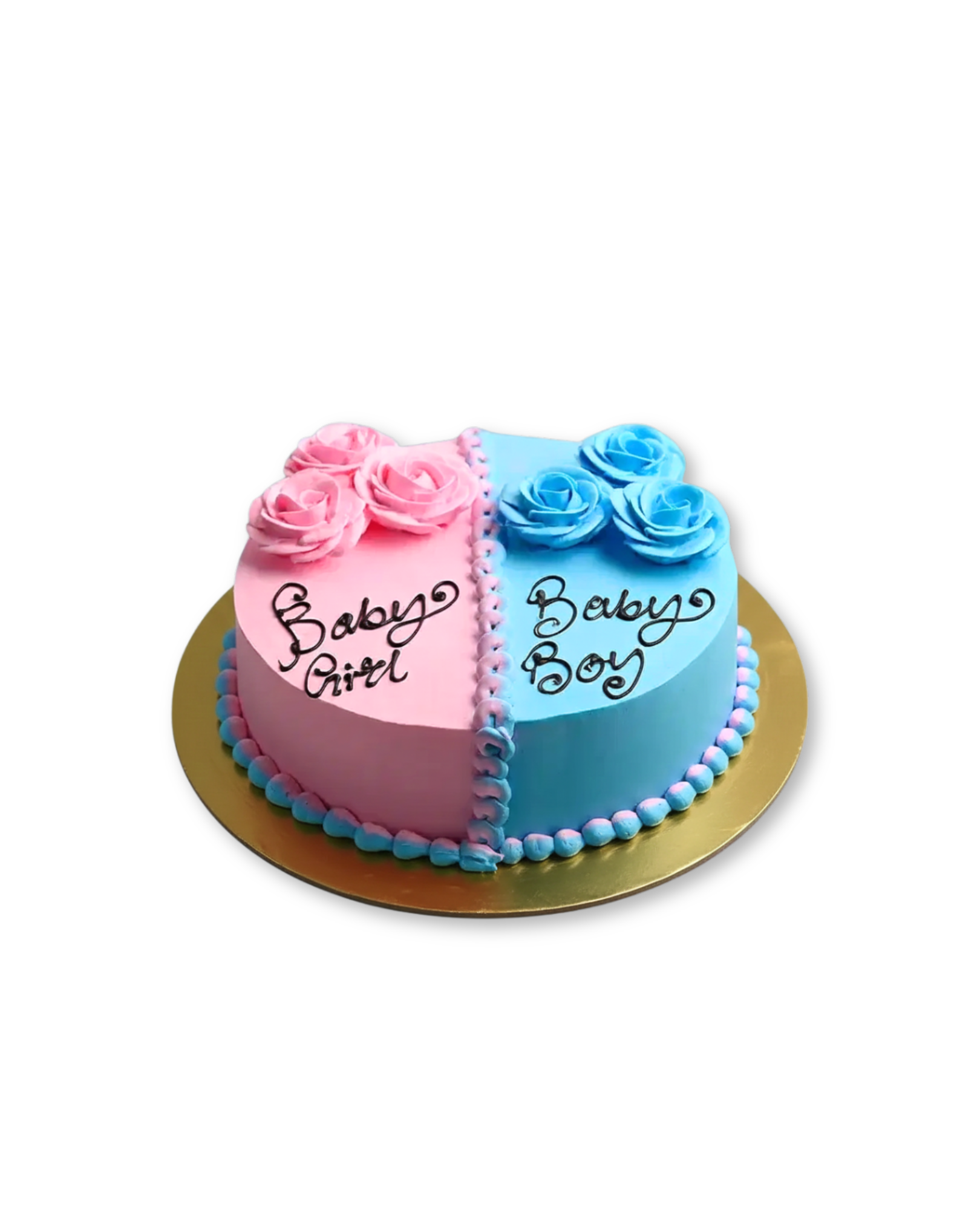 Dual Reveal Rosette Cake