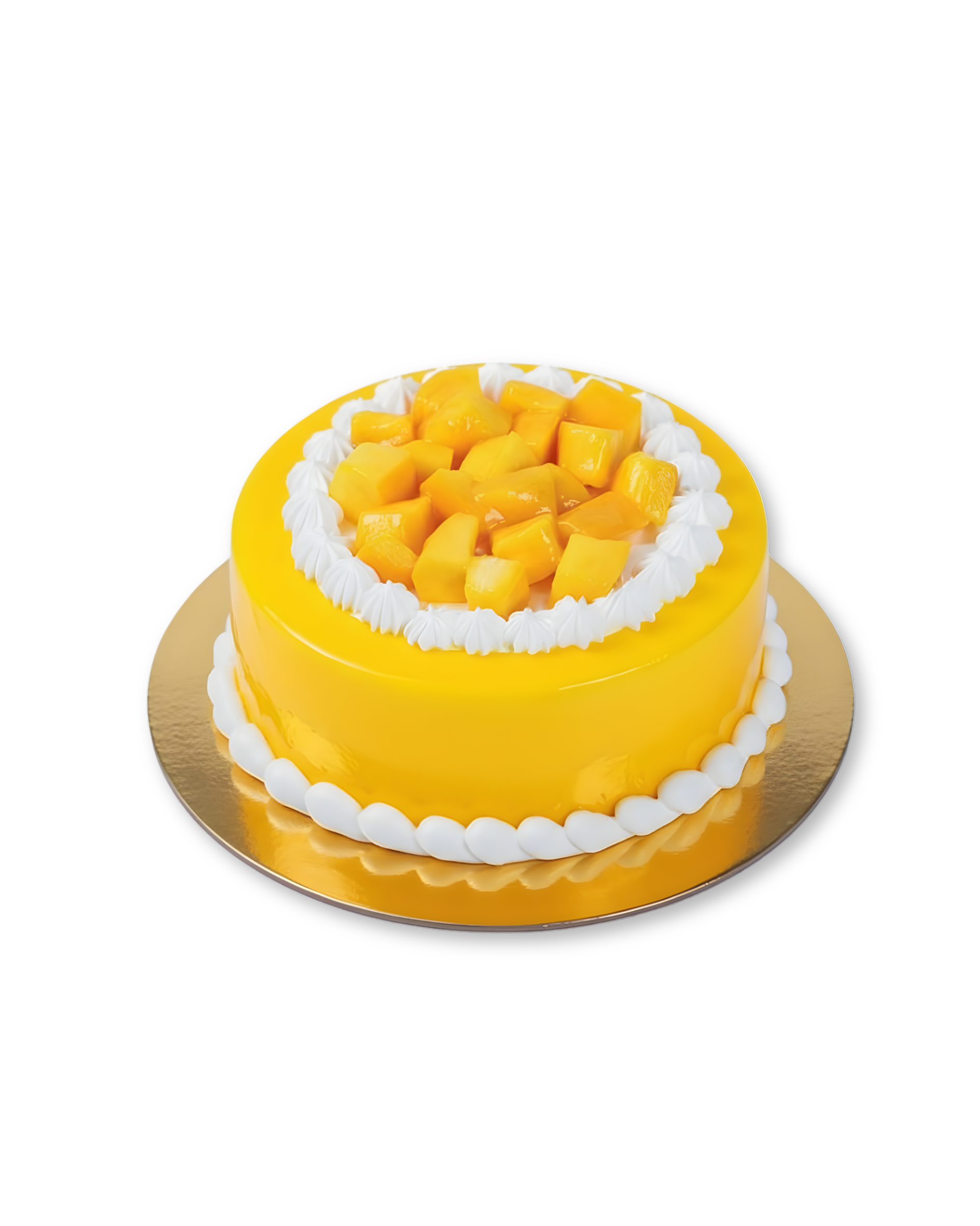 Mango Fountain Cake