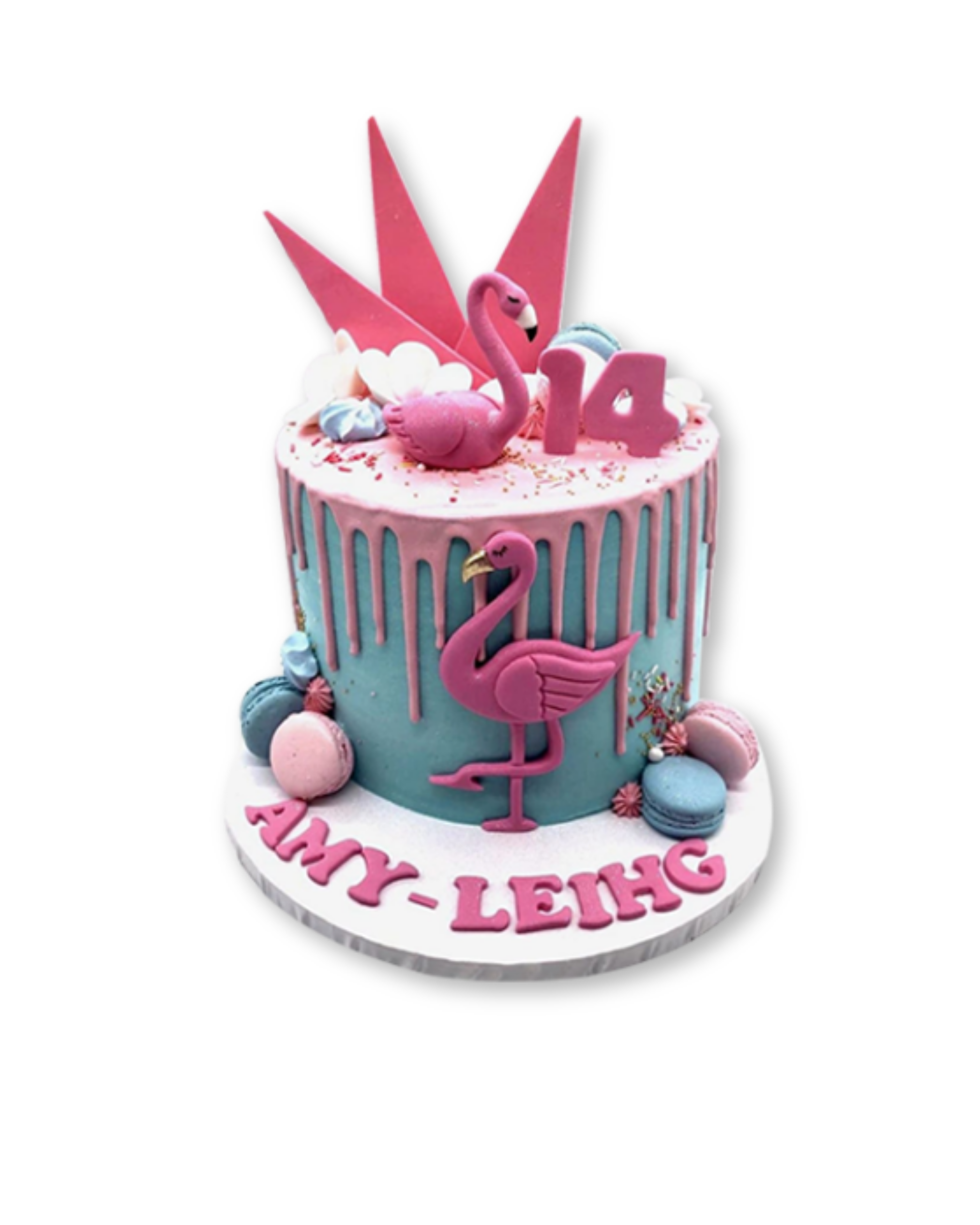 Flamingo Paradise Cake