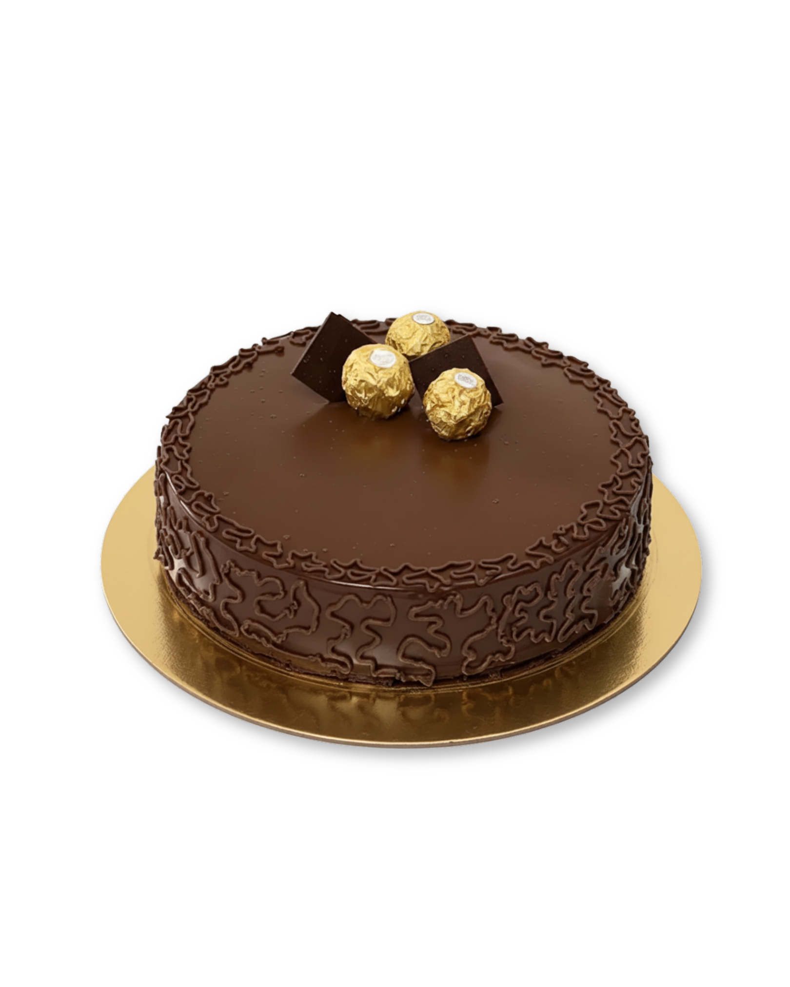 Dark Chocolate Ferrero Rocher Cake