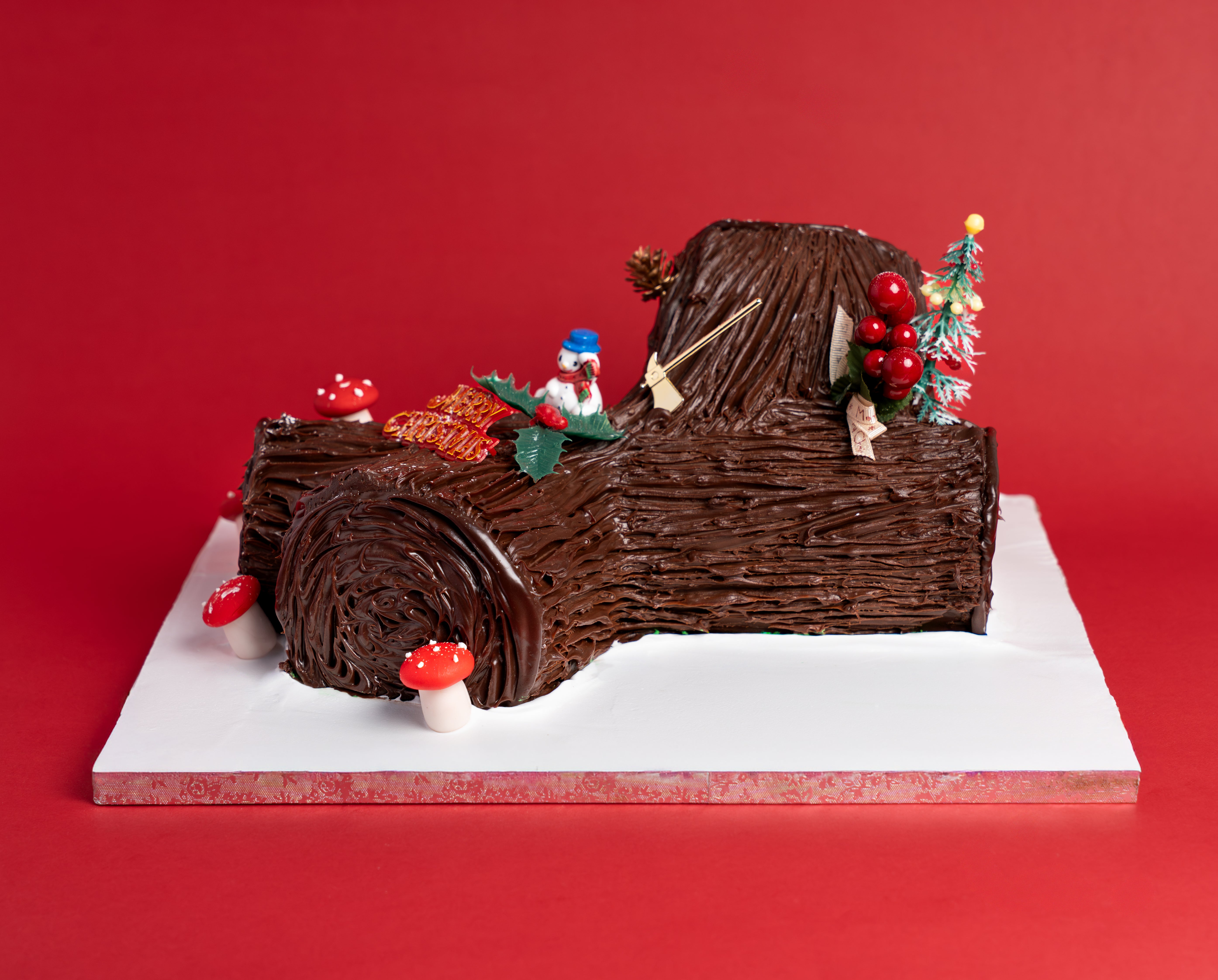 Christmas Yule Log Cake