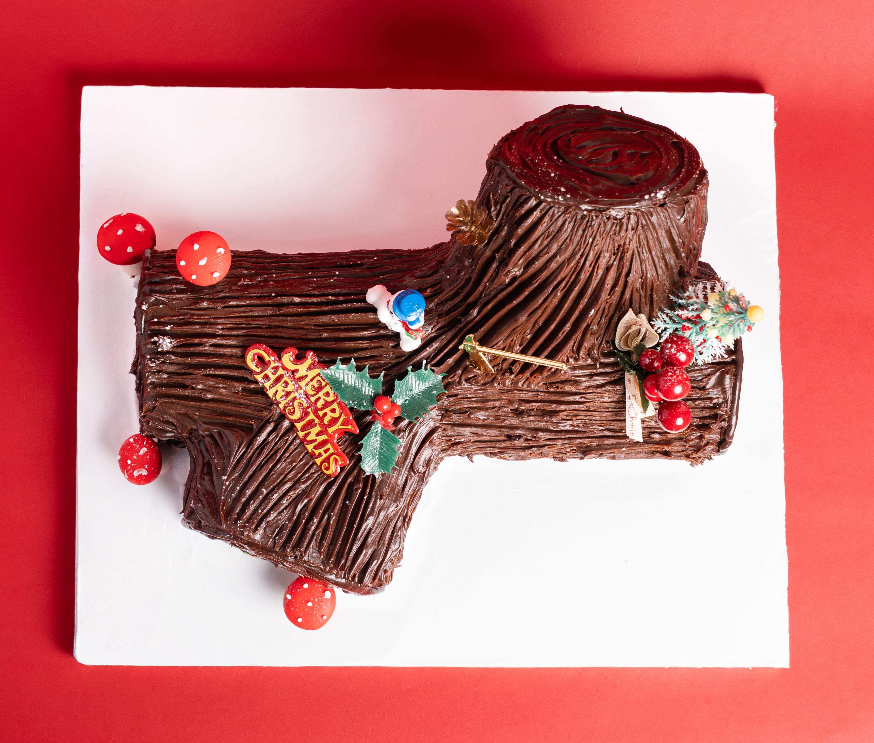 Christmas Yule Log Cake
