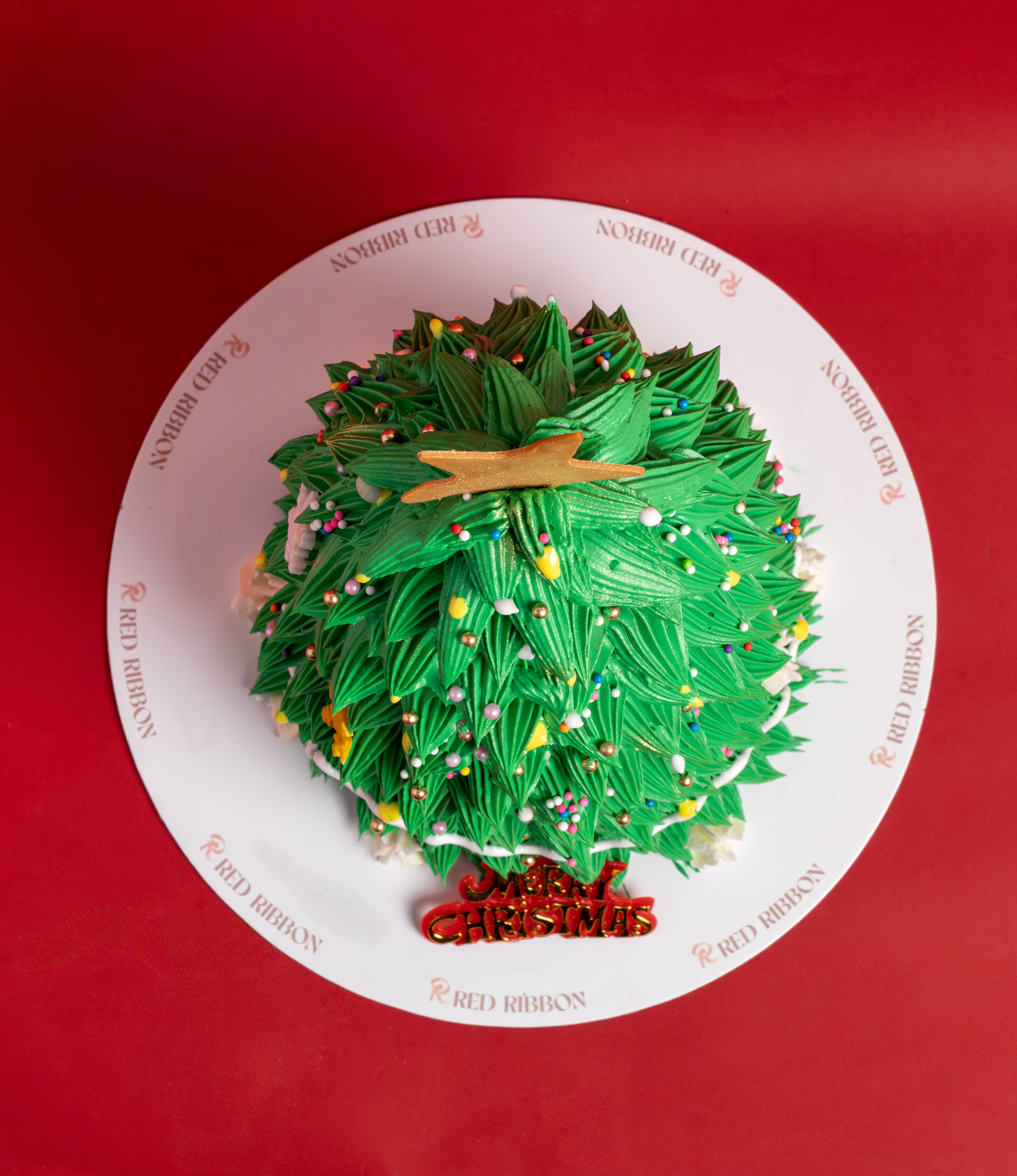 Christmas Tree Theme Cake