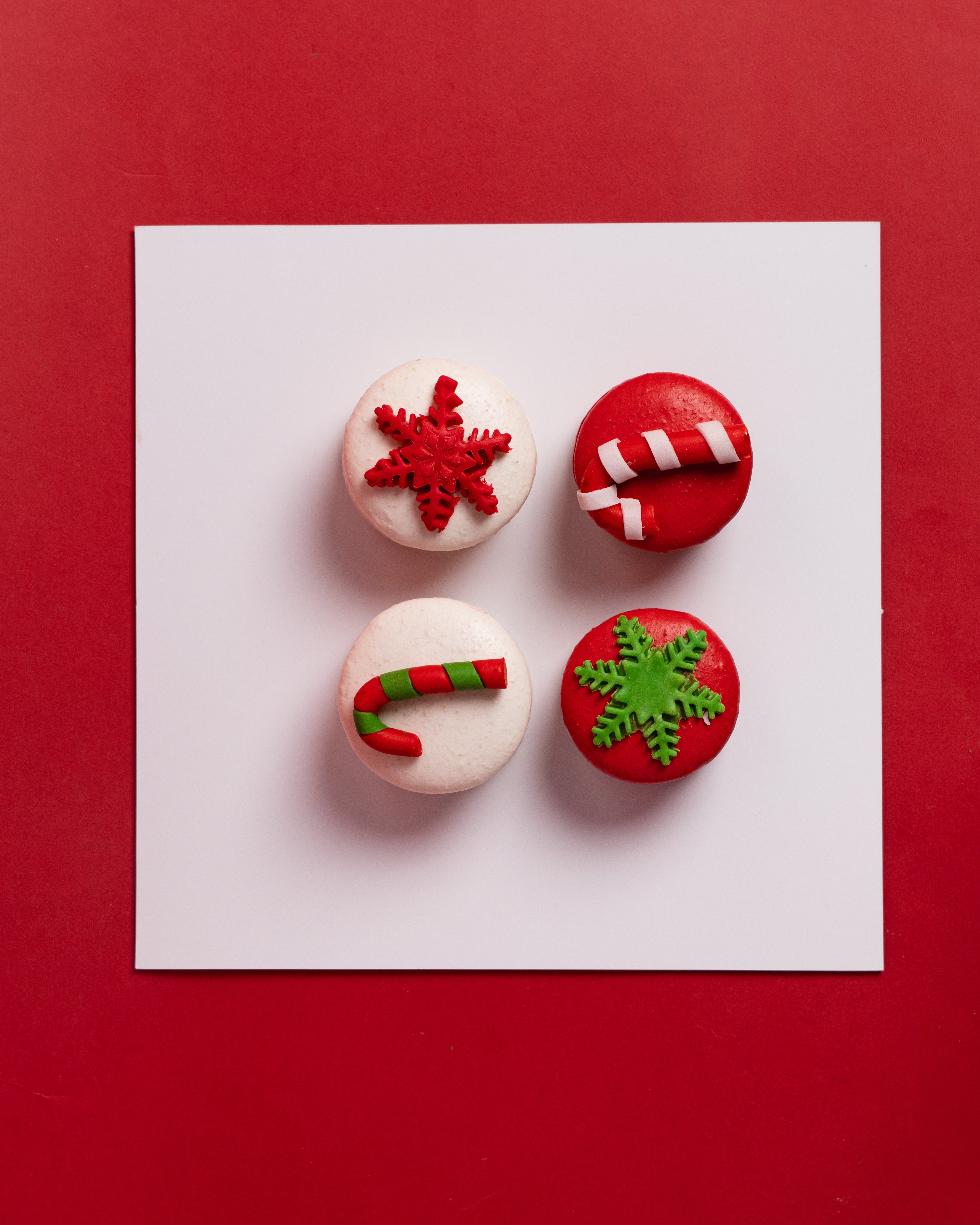 Christmas Macarons (4 pcs)