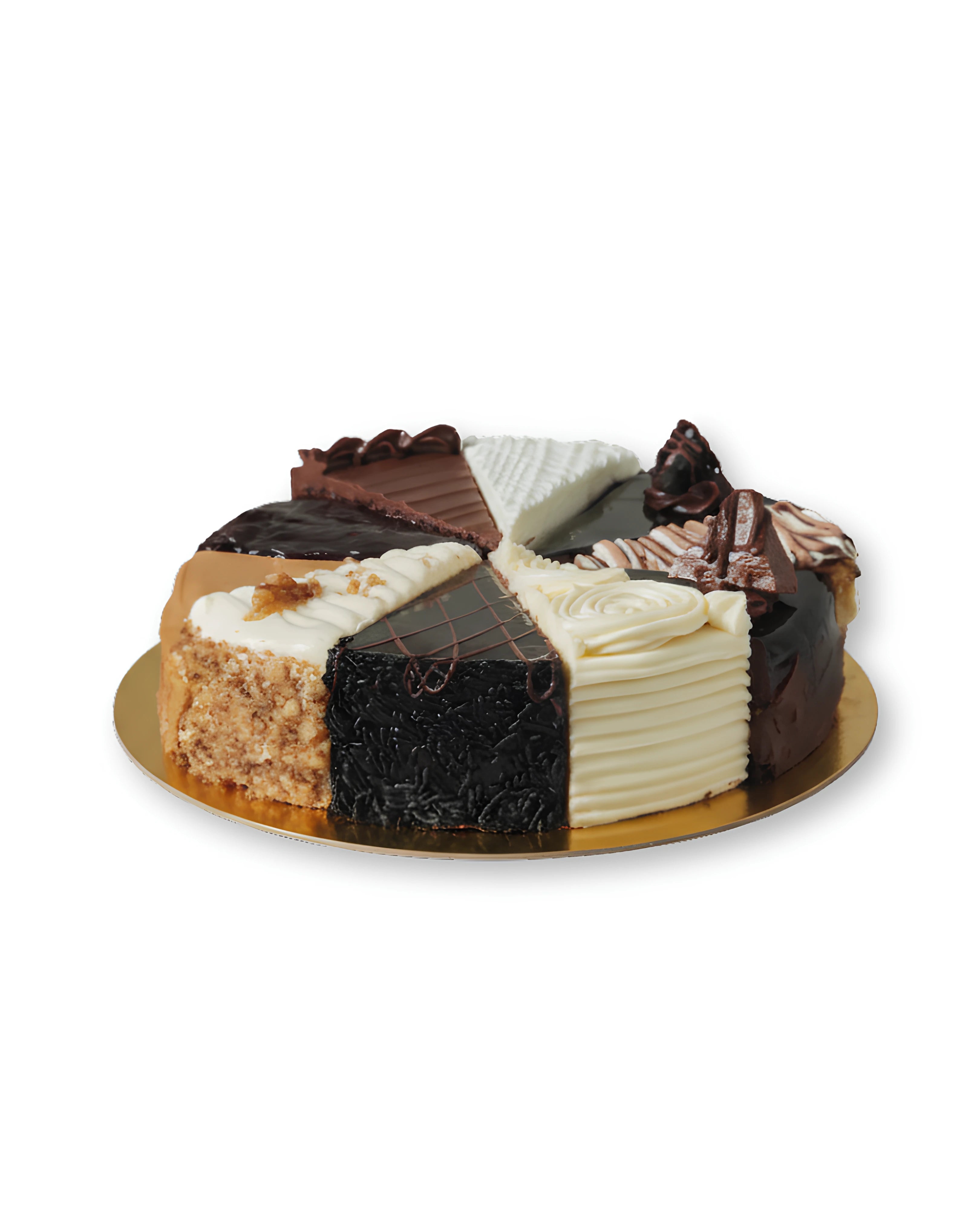 Assorted cake medley with chocolate, vanilla and nut flavors – Red Ribbon Cakes Dubai