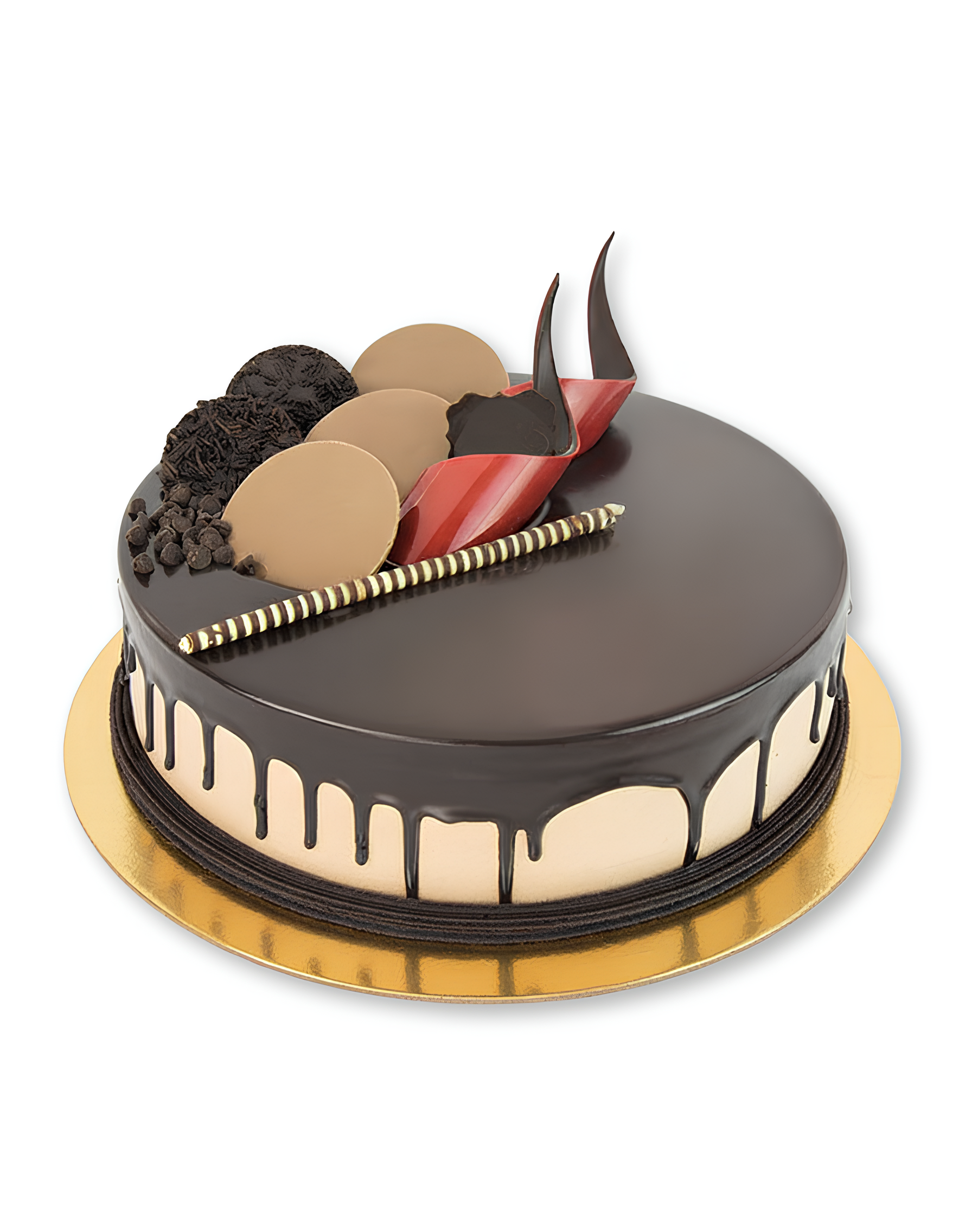 Chocolate Delight Cake with creamy chocolate frosting by Red Ribbon Cakes Dubai