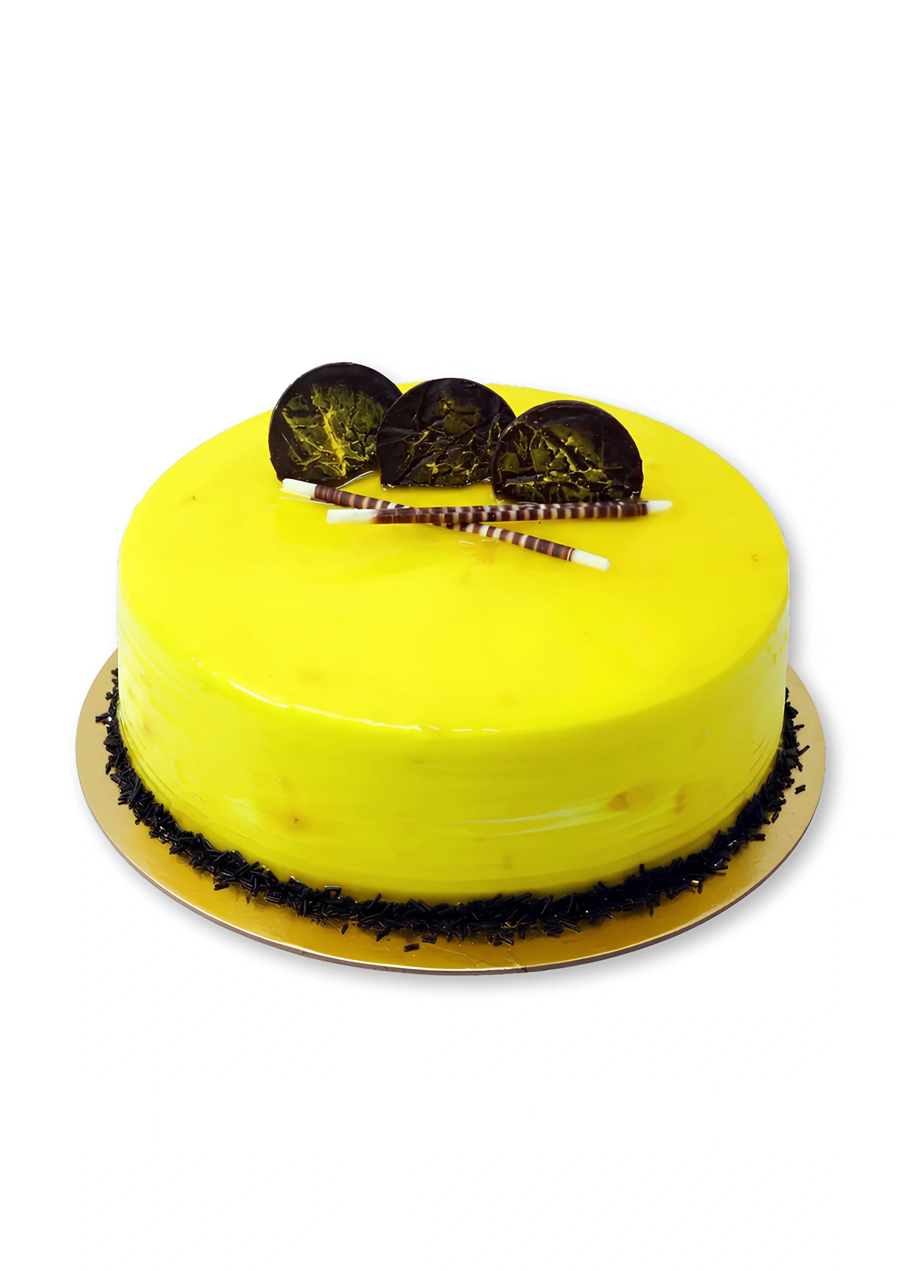 Classical Pineapple Cake by Red Ribbon Cakes with smooth pineapple cream and soft sponge layers, classic birthday cake in Dubai