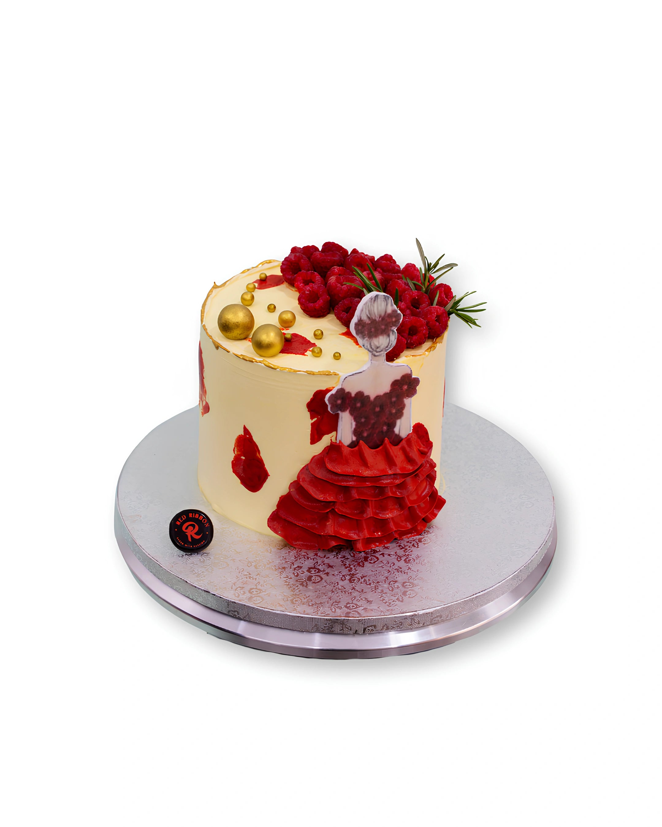 Crimson Raspberry Cake