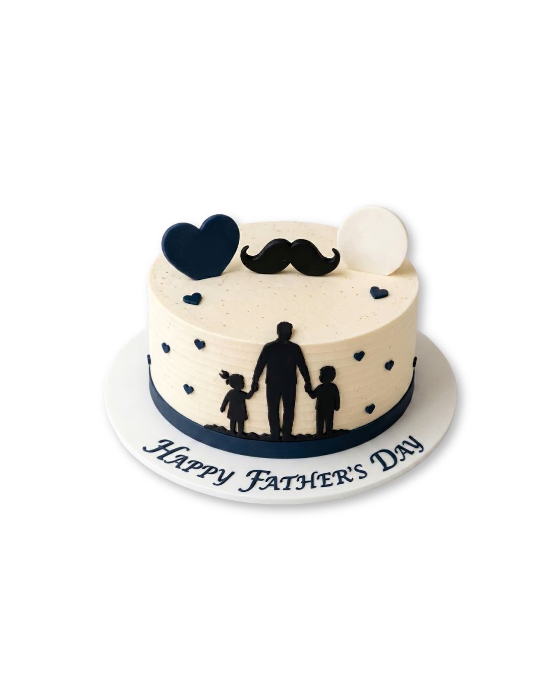 Happy Father's Day Moustache Cake