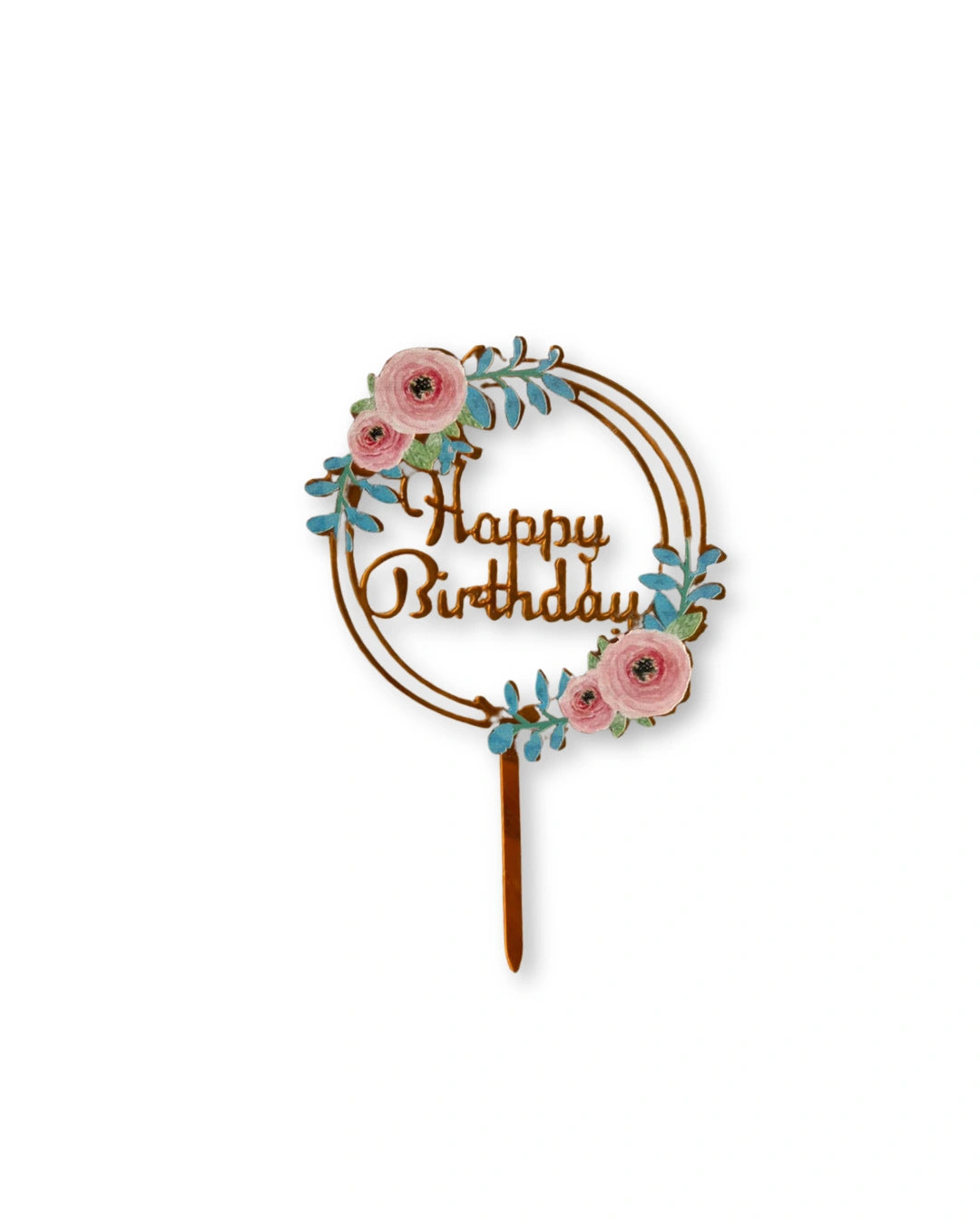 happy birthday cake topper on dubai for delivery.