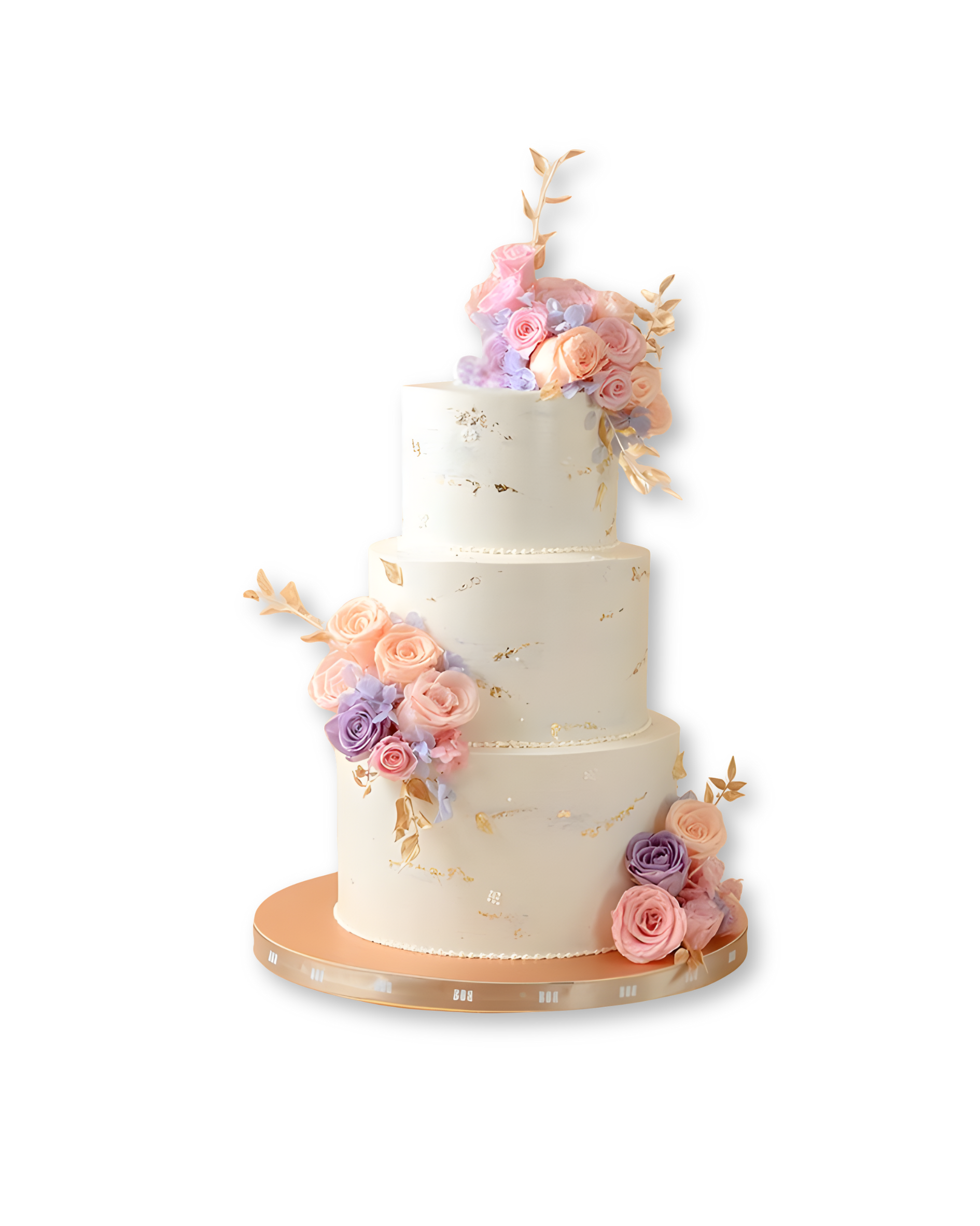Luxuries Golden Bloom Cake