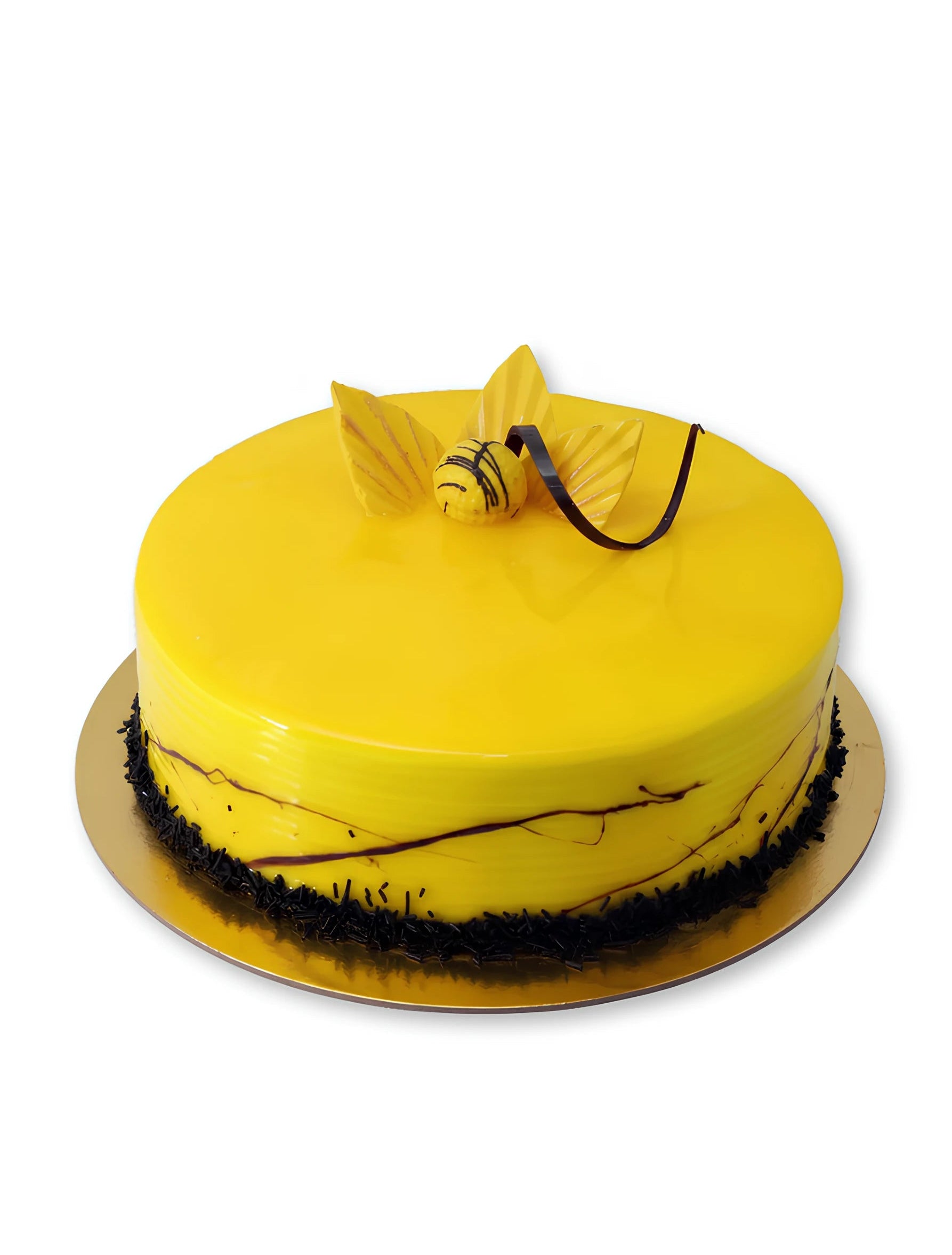 Mango Chiffon Cake with smooth mango glaze and light chiffon sponge by Red Ribbon Cakes