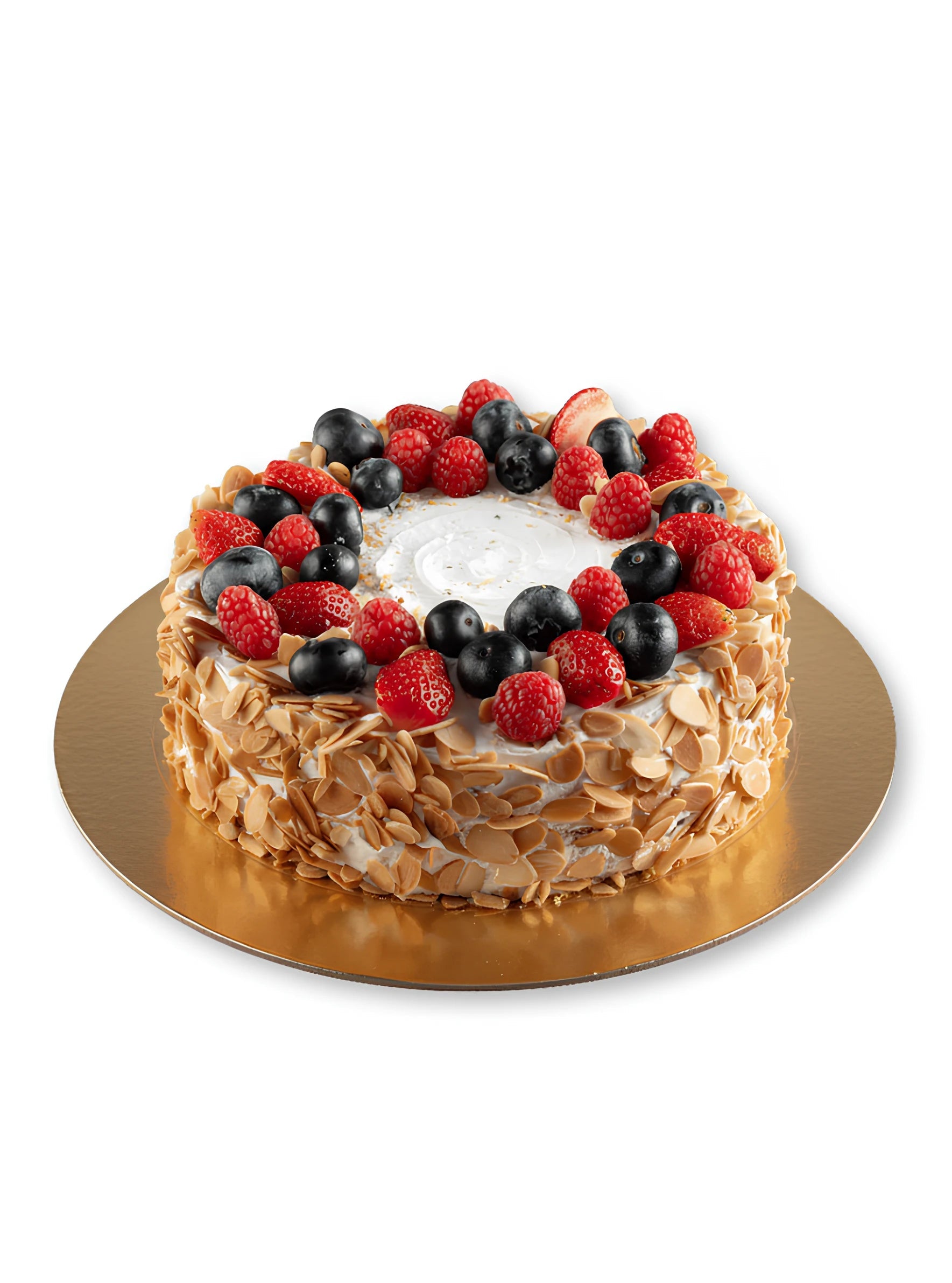 Mixed Berry's Cake loaded with strawberries, blueberries and raspberries over cream frosting by Red Ribbon Cakes