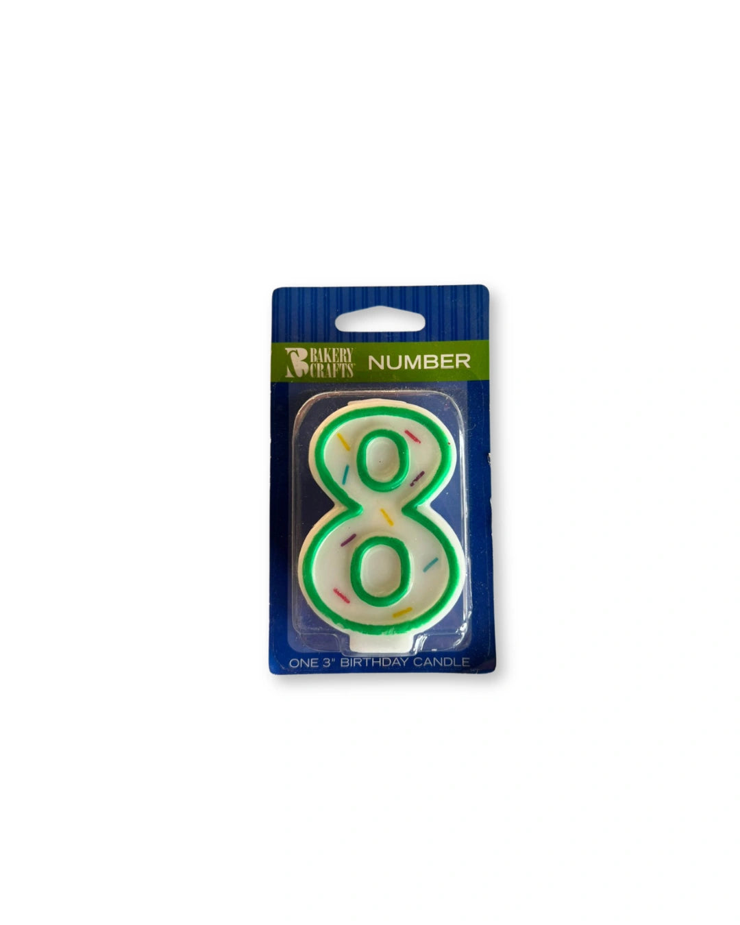 number 8 birthday candle from red ribbon cakes
