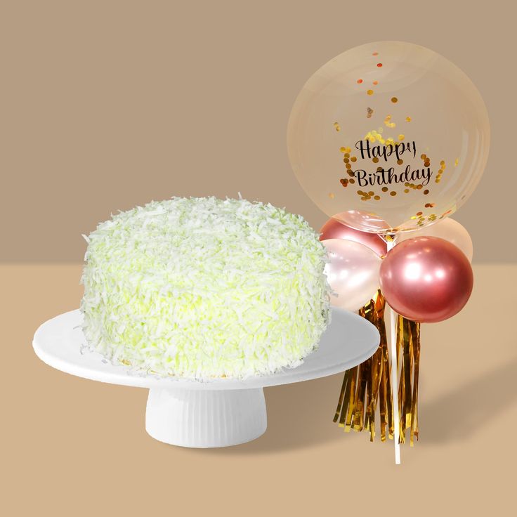 Onde Onde Cake & Balloon Combo