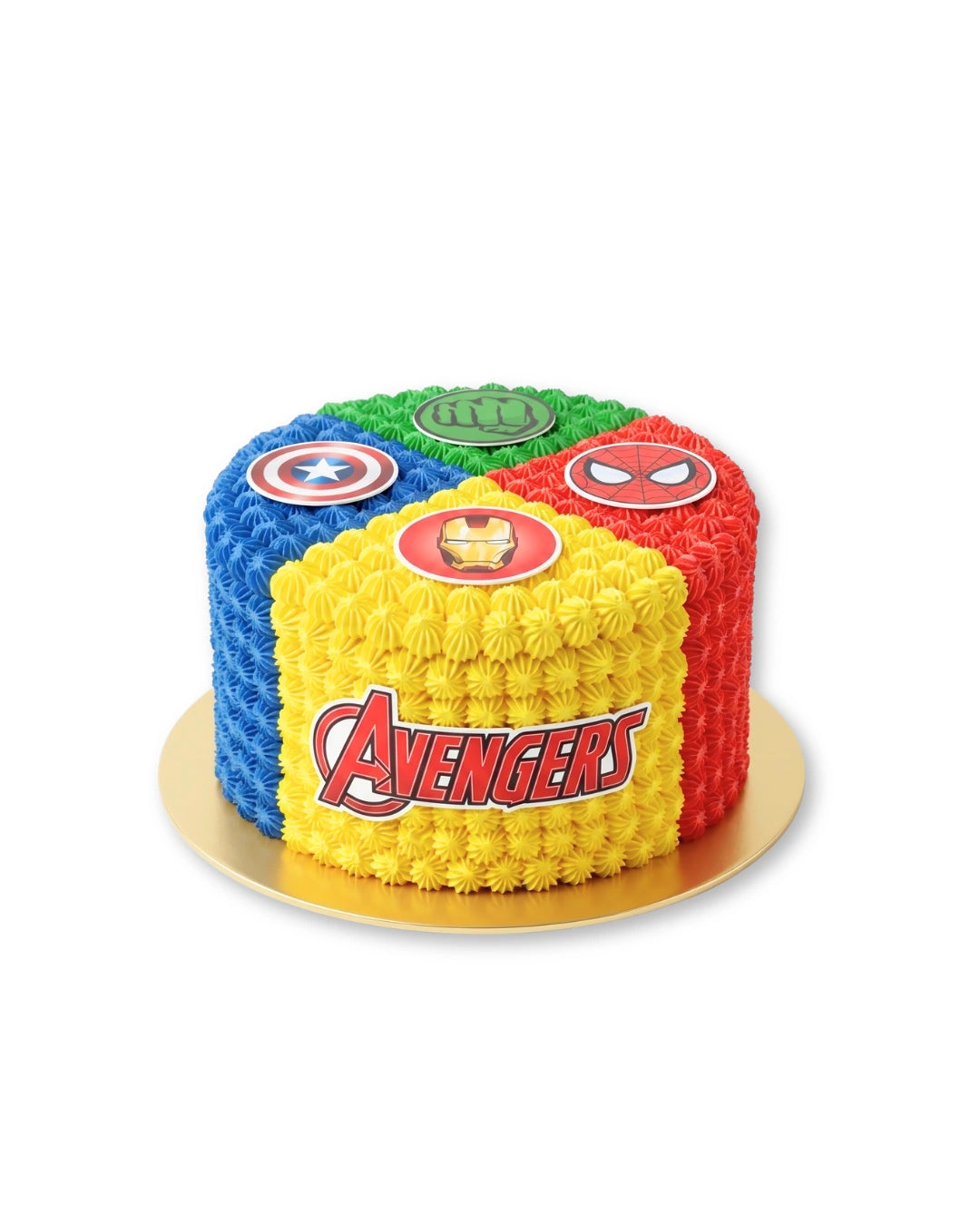 avengers icons cake birthday theme cake in Dubai