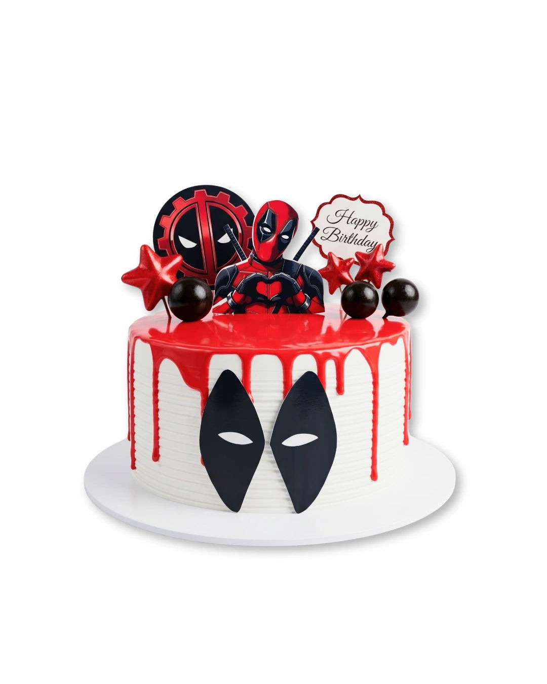 deadpool hero cake birthday deadpool theme cake fast delivery in Dubai