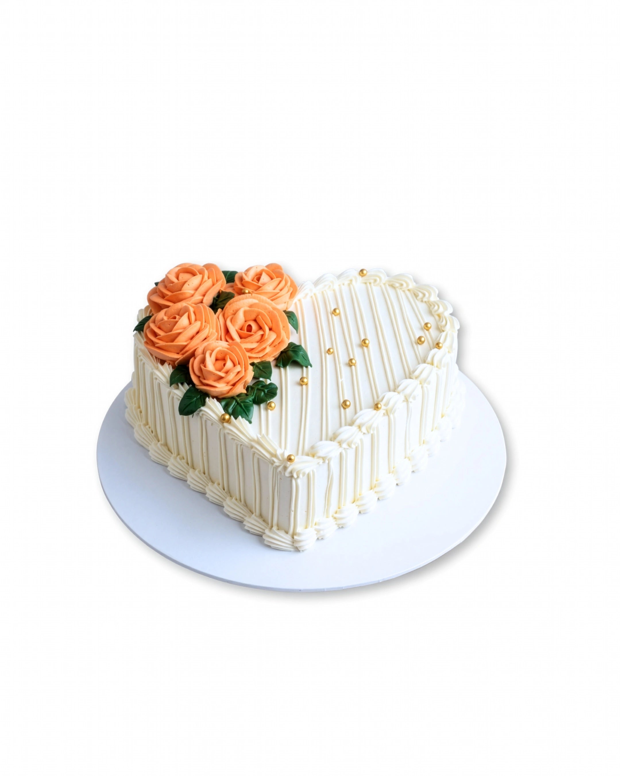 heart rose cake best in dubai