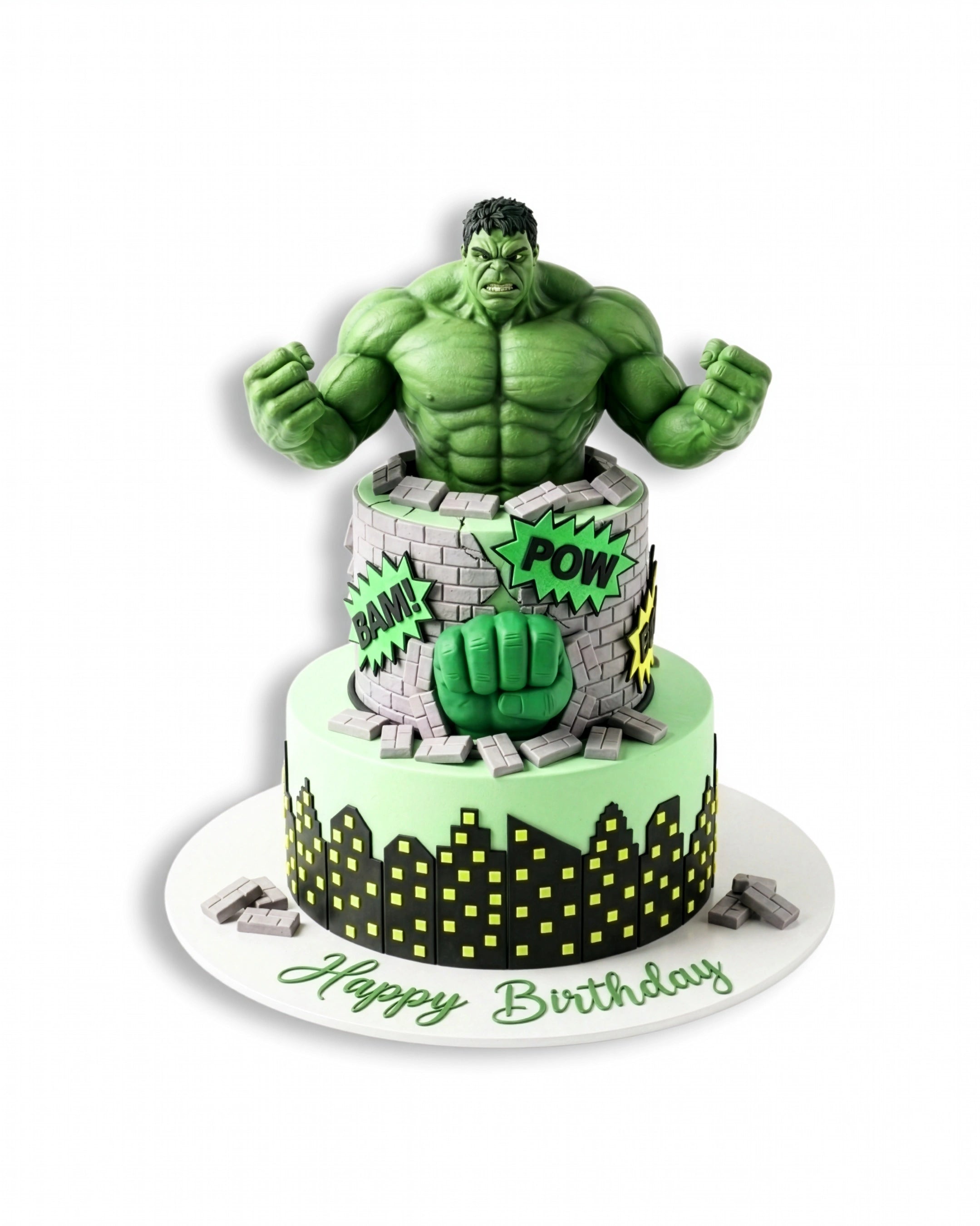 hulk theme cake best cake in Dubai