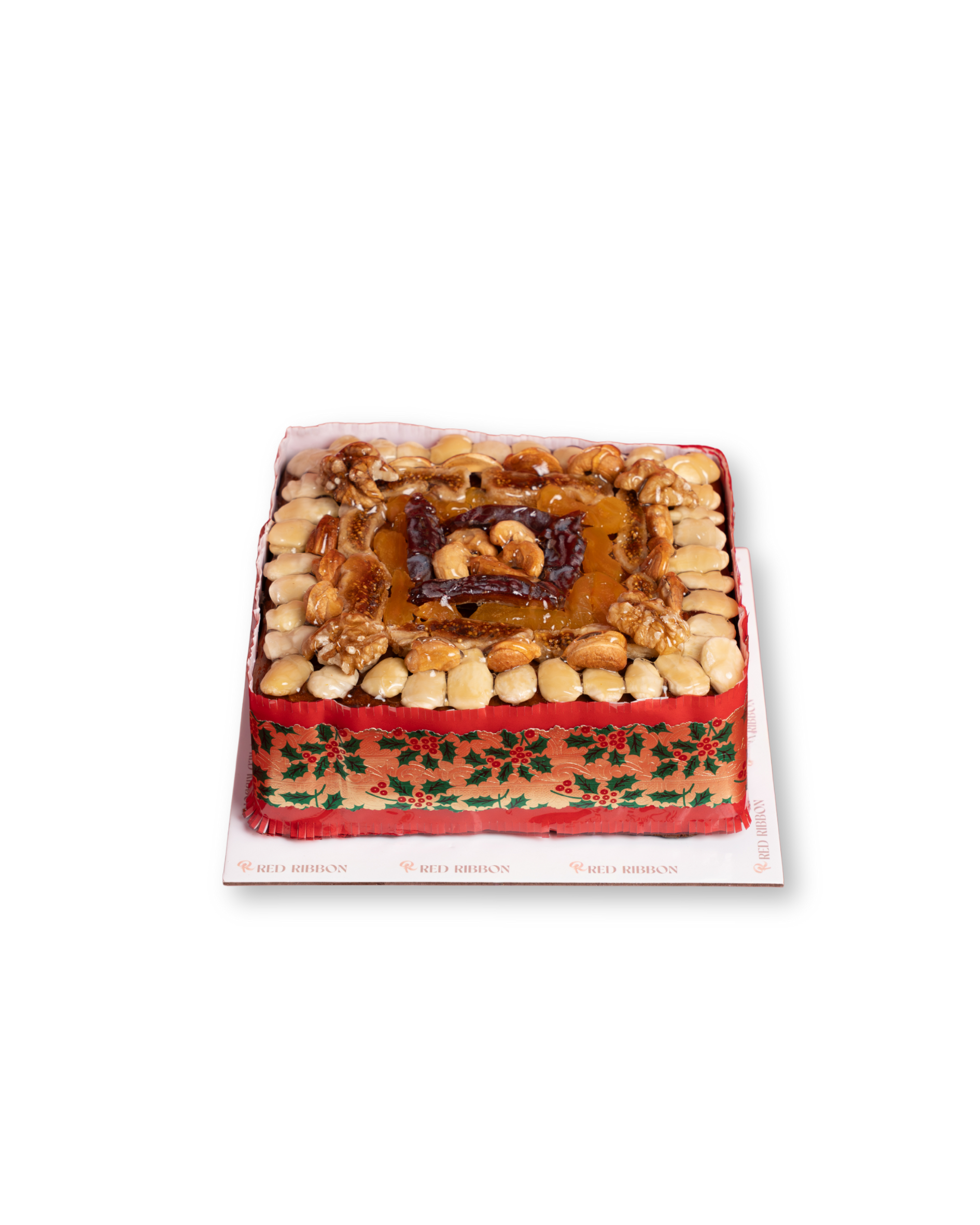 Christmas Mixed Nuts Plum Cake (Square Shape)