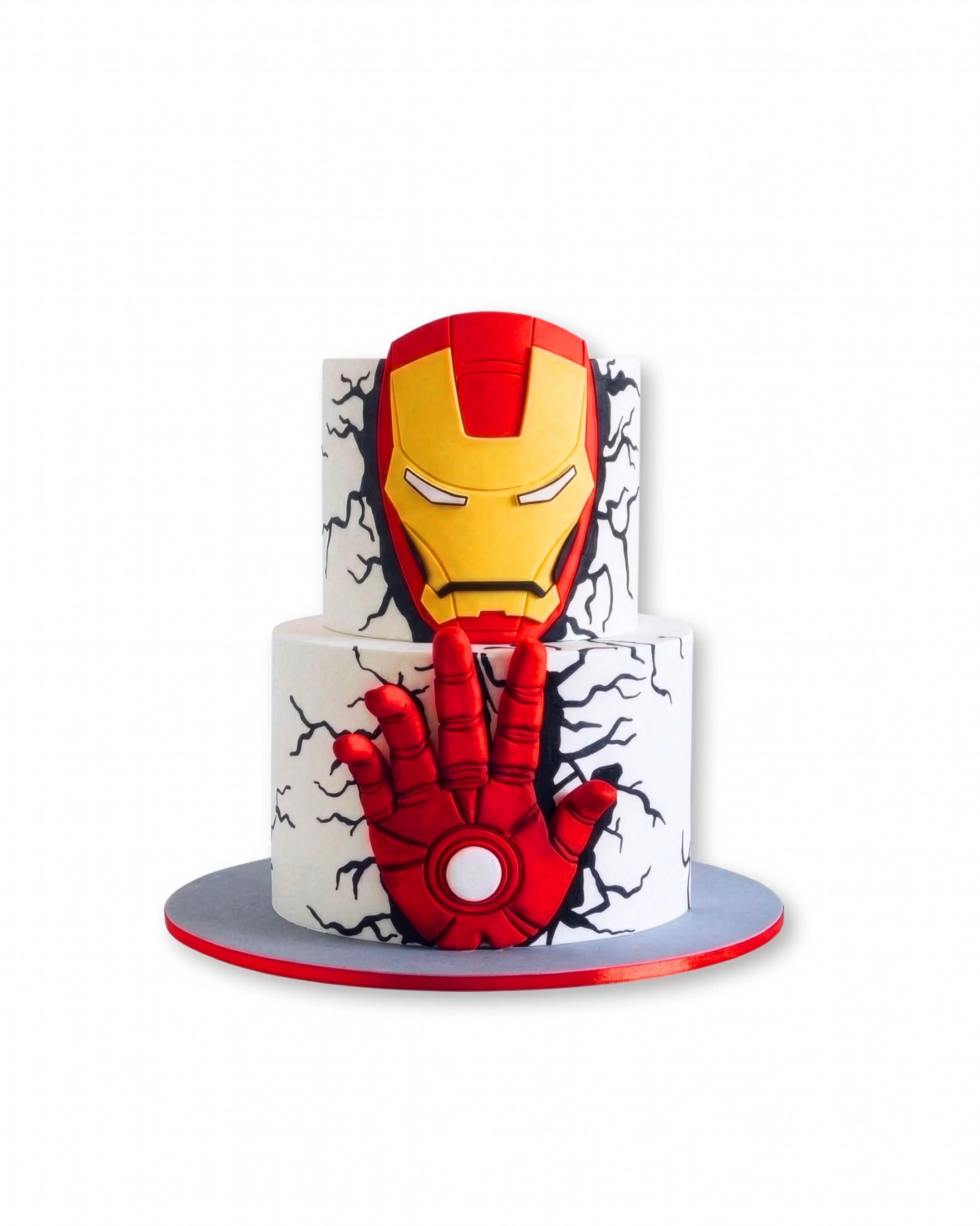 ironman face cake best theme cake in dubai fast delivery