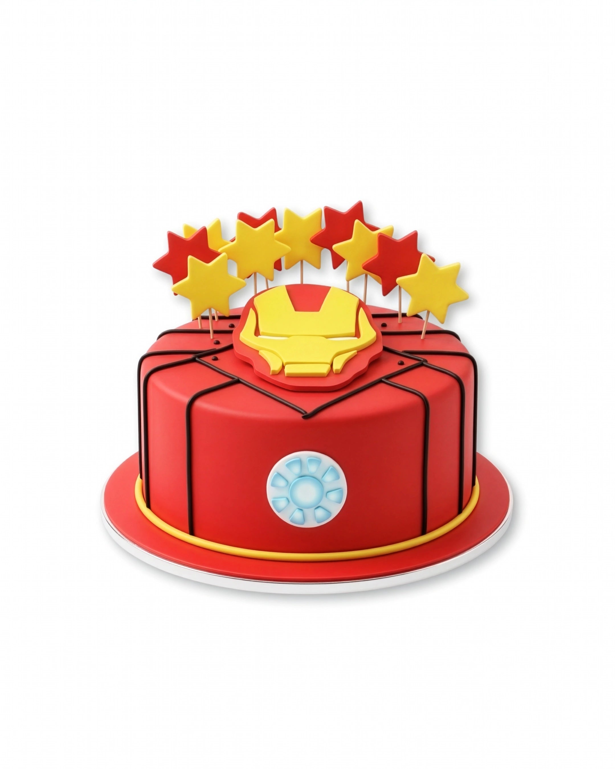 ironman star cake best theme cake in dubai fast delivery