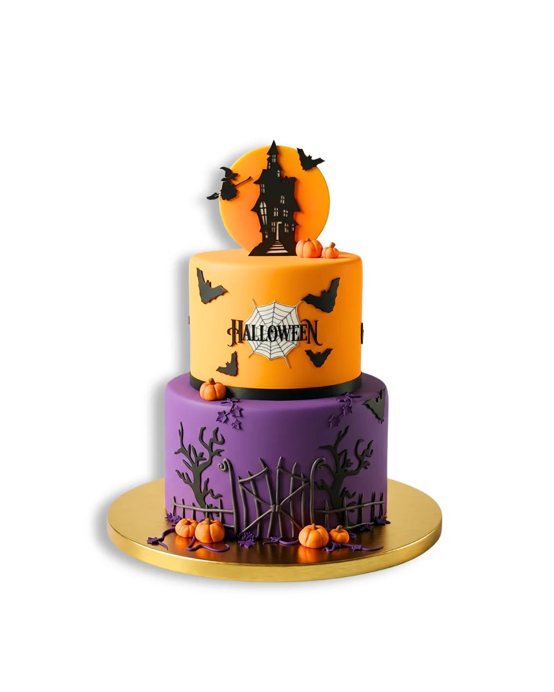 manor tier cake Halloween Specials theme cake in Dubai
