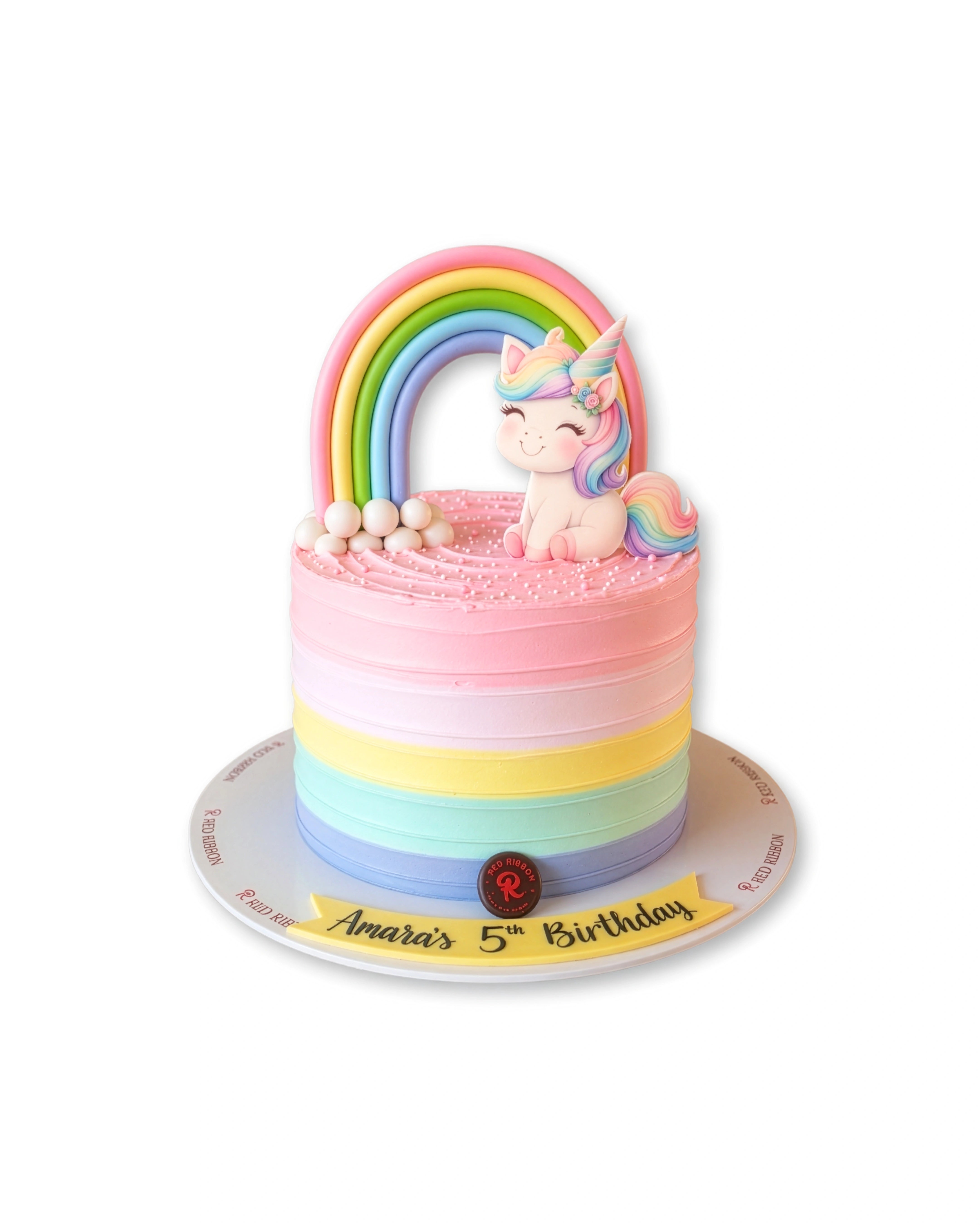 best rainbow unicorn cake in dubai