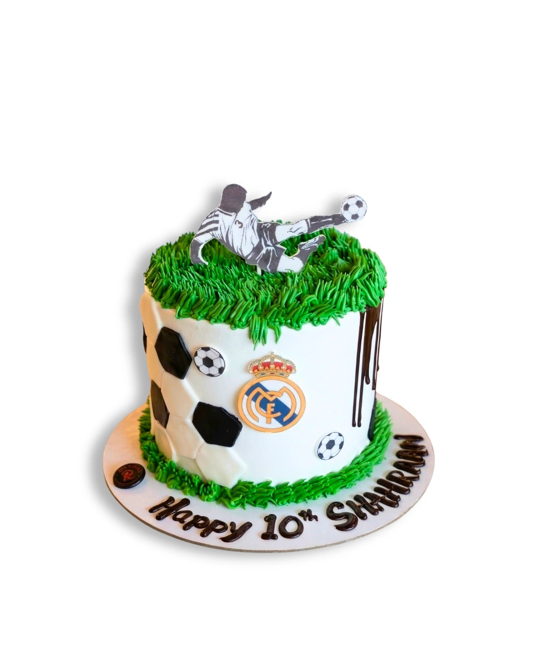 real madrid fan cake best theme cake for kids  fast delivery in dubai