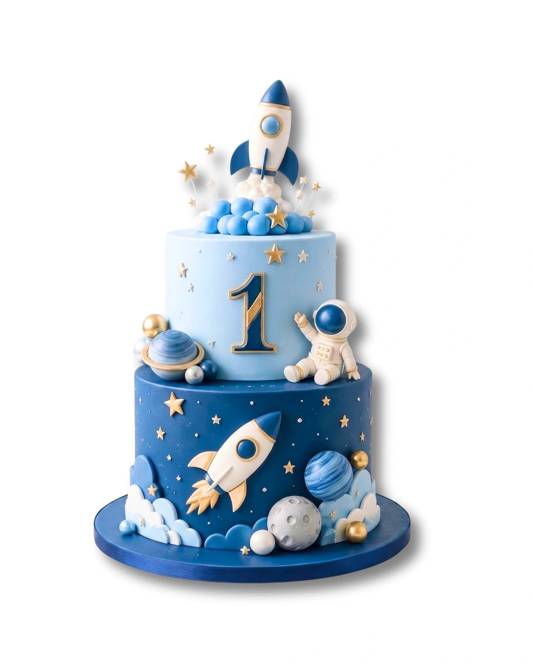 space 1st birthday cake kids birthday theme cake in dubai