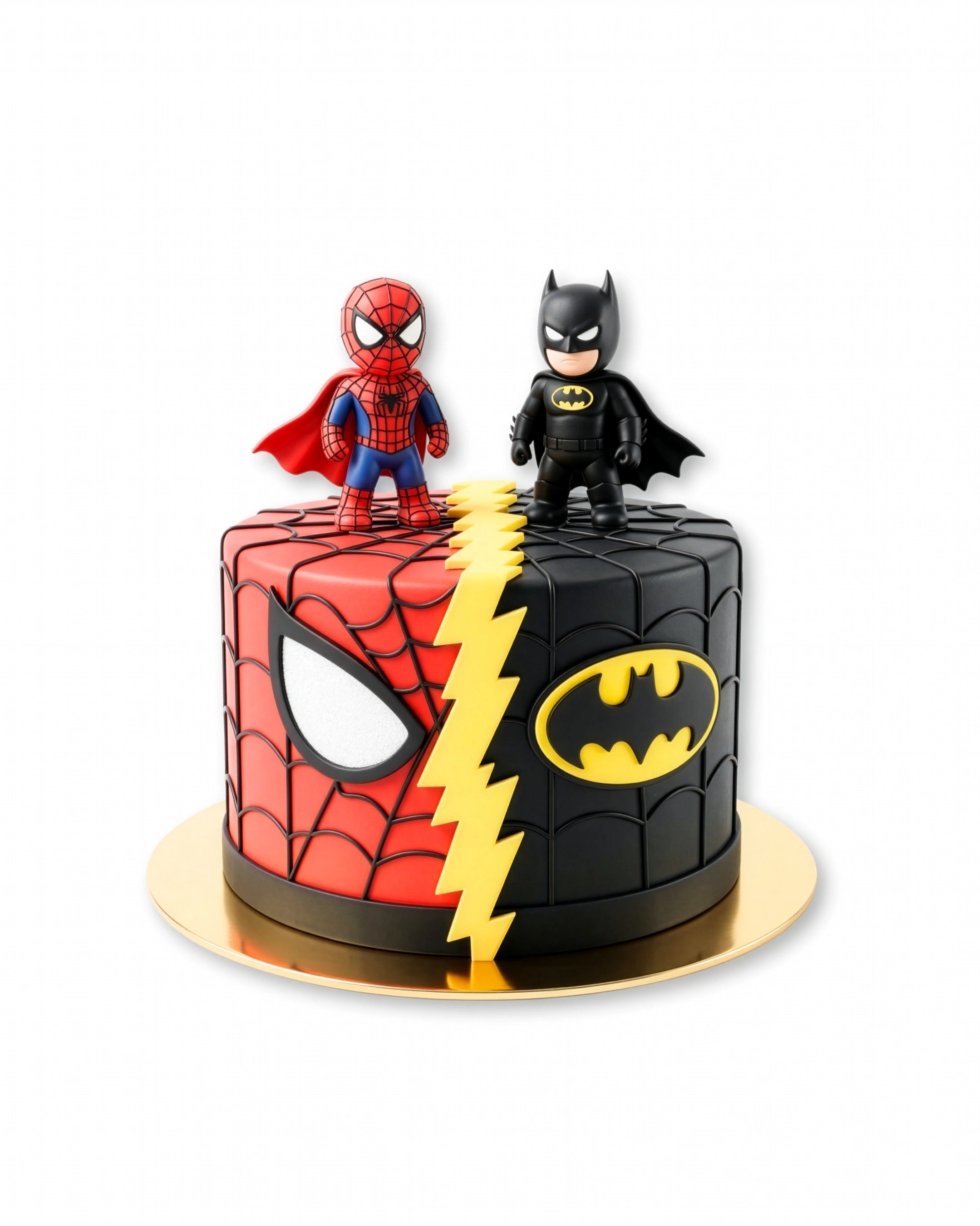 spider-man batman cake theme cake in Dubai 