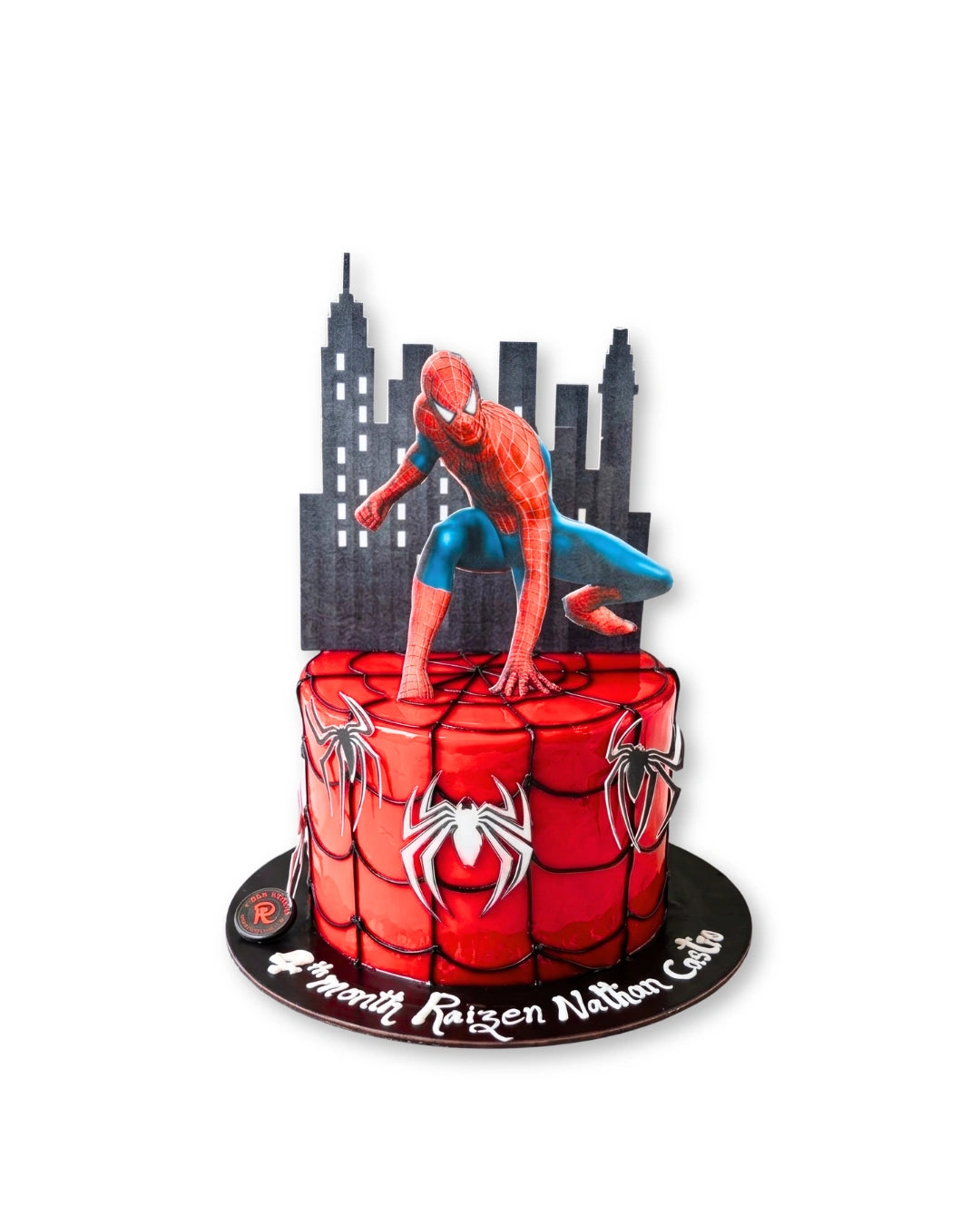 spiderman glossy cake birthday spiderman theme cake fast delivery in Dubai