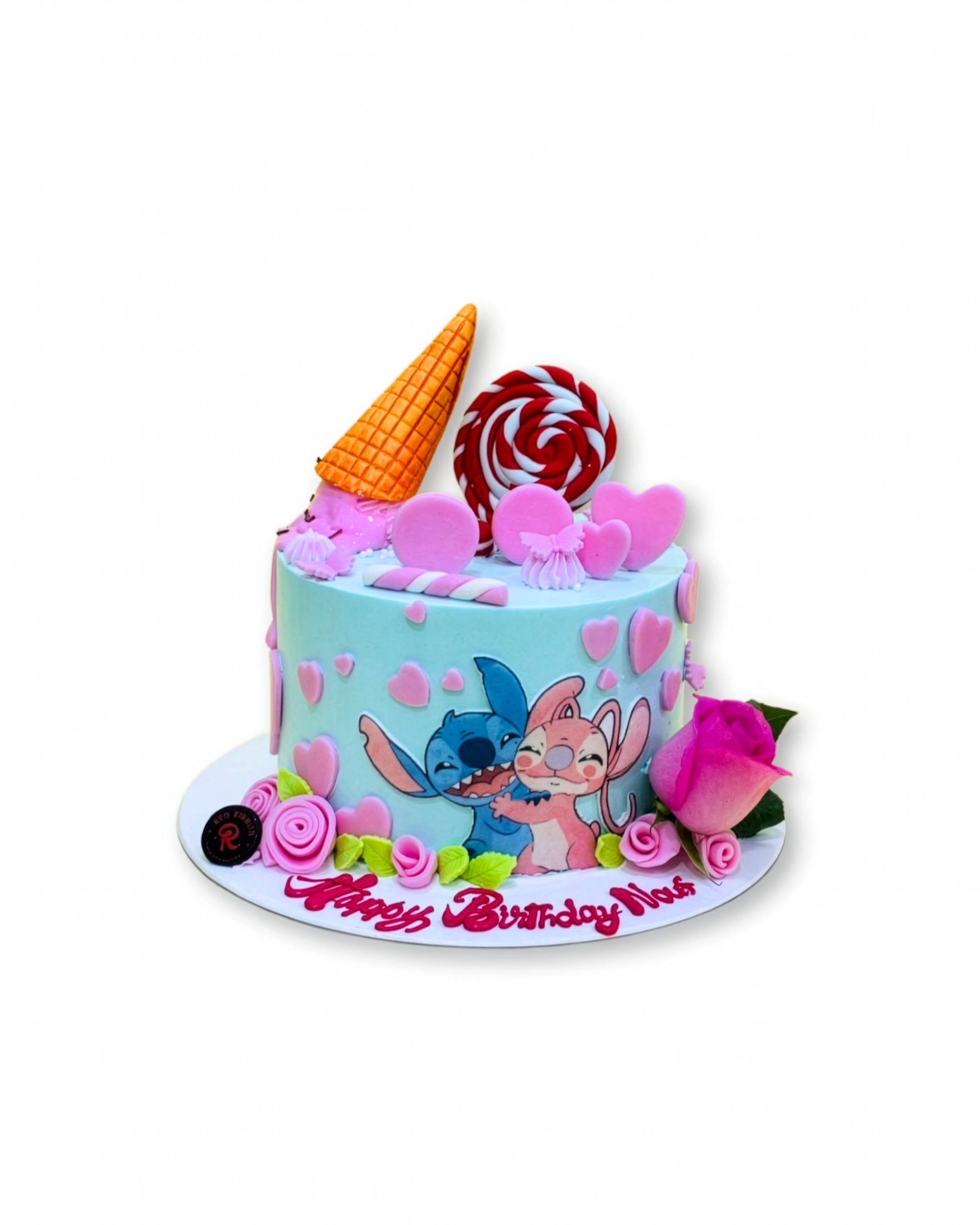 stitch candy cake birthday cake in Dubai