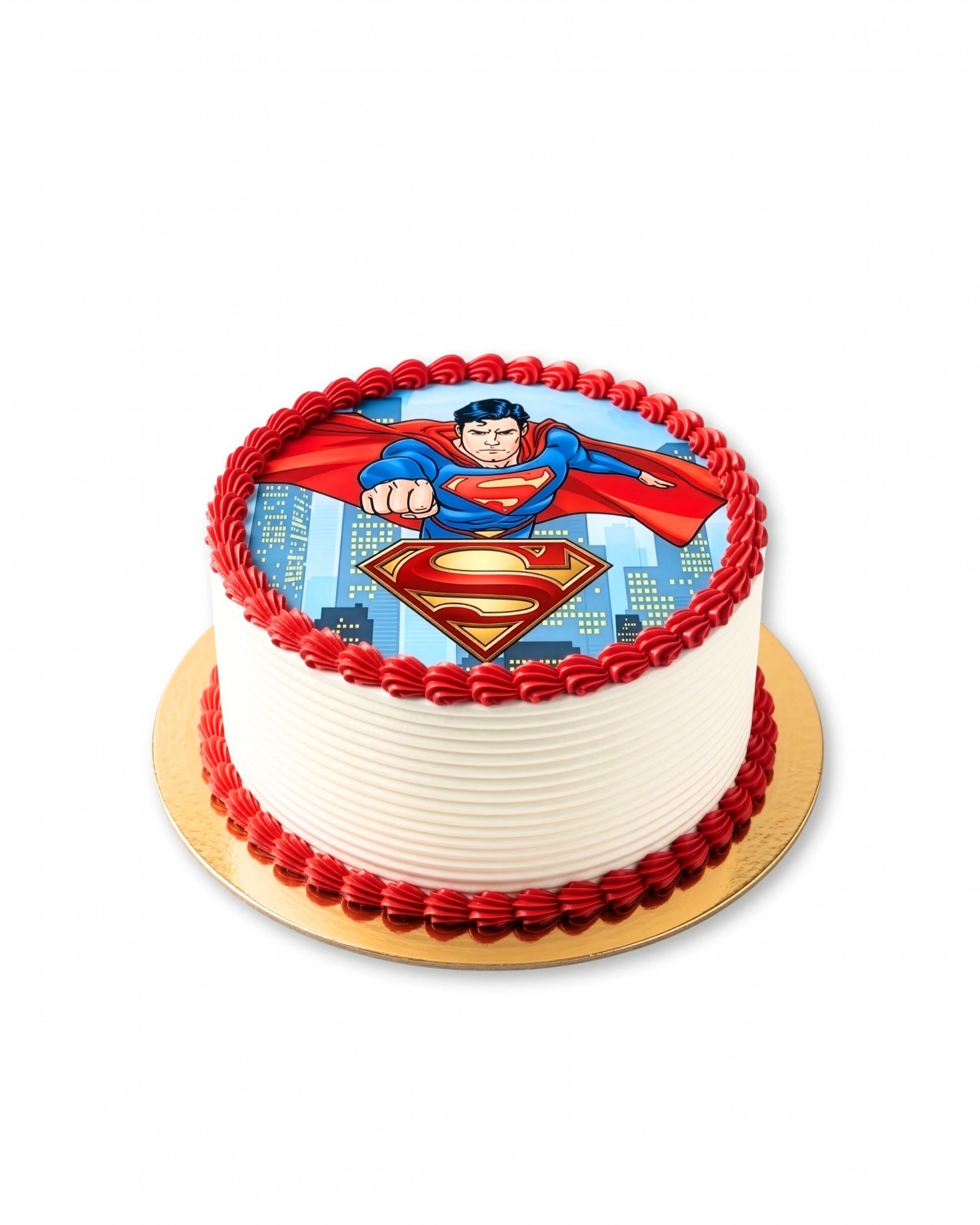 superman print cake birthday cake delivery in Dubai